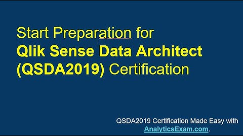[Latest] Qlik Sense Data Architect (QSDA2019) Certification | Preparation Tips