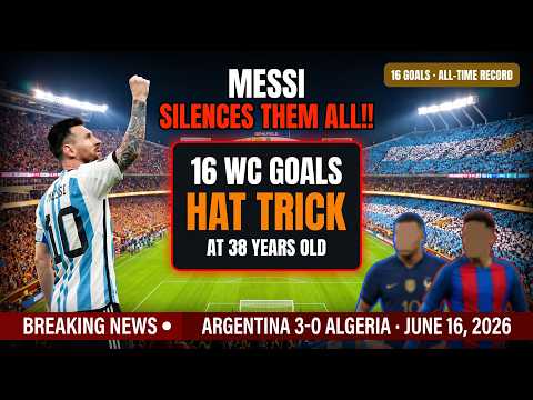 Messi Just Silenced Mbappé AND Haaland With a Hat Trick The GOAT Still Runs This World Cup