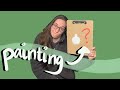 PAINTING on a CLIPBOARD?! | jelly gouache painting