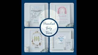 Capture your little one with a personalised frame | WowWee.ie