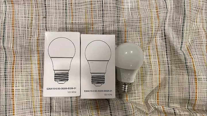 A15 6.5 Watt Warm White LED Light Bulbs