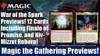 MTG War of the Spark Previews: 12 Cards Including Niv-Mizzet Reborn and Finale of Promise