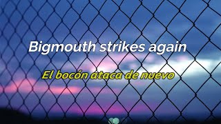 The Smiths - Bigmouth Strikes Again (Lyrics // Sub. Español)