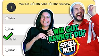 WIE GUT KENNST DU SPIEL MIT MIR CHALLENGE? Kaan & Dania testen ihr Wissen auf Testedich screenshot 3