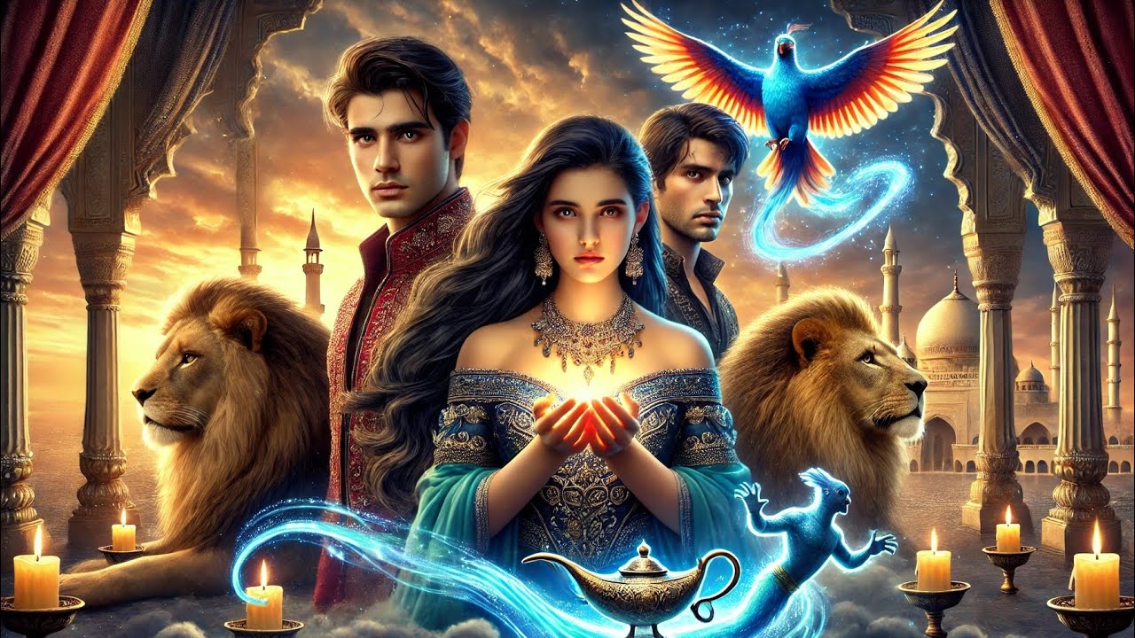 परीलोक की मलिका तीन शेर बहादुर शहजादा गुलाम जिन्न परीलोक की रानी को देखकर आशिक हुआ शहजादा और जिन्न