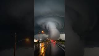 UNSTOPPABLE: The Massive Wedge Tornado Is A Wall Of Destruction! 🌪️😱 #tornado #tornados #shorts