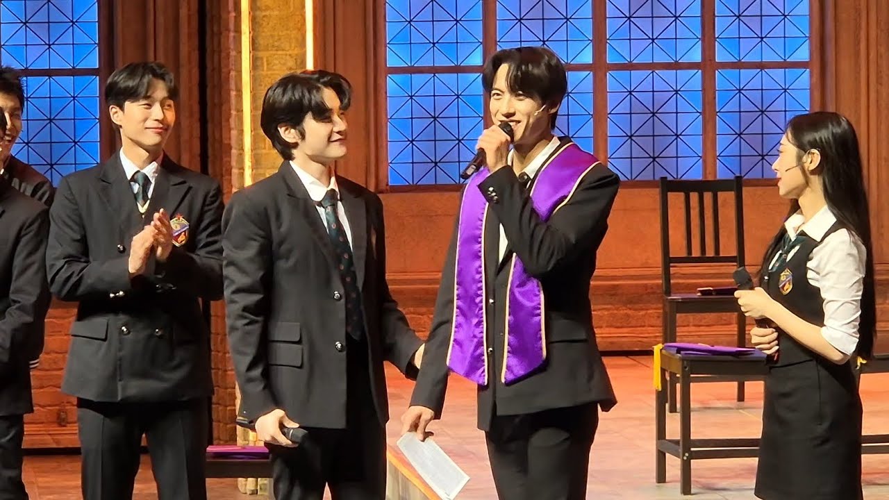 250914 베어더뮤지컬 총막공 무대인사 윤승우 Focus / 홍기범, 윤승우, 성민재, 황건우, 정예주, 김주호, 문진아