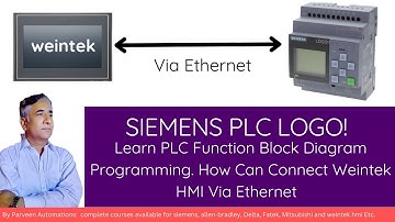 logo! plc how can connect with weintek HMI
