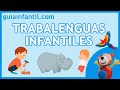 8 TRABALENGUAS cortos y fáciles para niños 👧 Juegos infantiles para mejorar la pronunciación