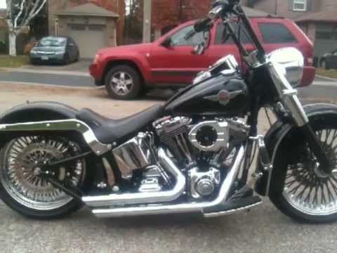  Harley  Davidson  custom 04 fatboy  YouTube