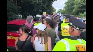 Antifa's Great Epping Escape: Bell Hotel Protest Turns into a Sprint!