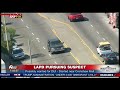 HOUR LONG PURSUIT: LAPD takes DUI suspect in custody following slow chase (FNN)