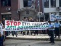 Διαμαρτυρία Αστυνομικών - Πυροσβεστών στην Αστυνομική Διεύθυνση Ημαθίας
