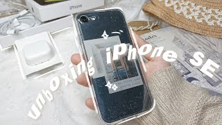 unboxing iphone SE 2020 | aesthetic accessories haul