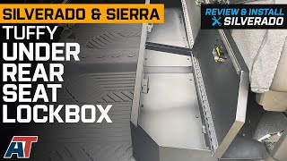 20192022 Silverado & Sierra 1500 Tuffy Under Rear Seat Lockbox Review & Install