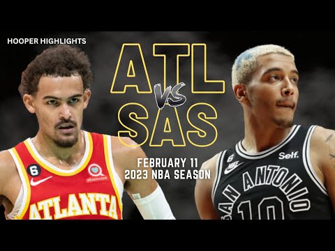 Atlanta Hawks vs San Antonio Spurs Full Game Highlights | Feb 11 | 2023 NBA Season