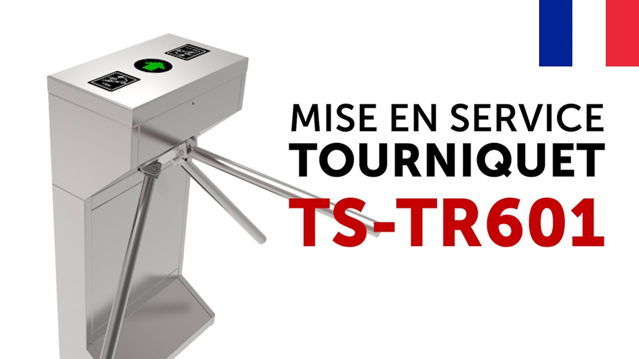 Mise en Service du Tourniquet d'Accès TS-TR601