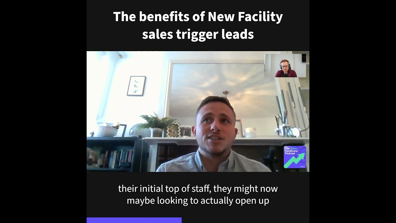 The benefits of New Facility sales trigger leads with Nic Biffen