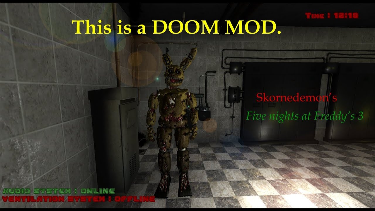 Five Nights at Freddy's 2 Doom Mod REMAKE Release DOWNLOAD in description 