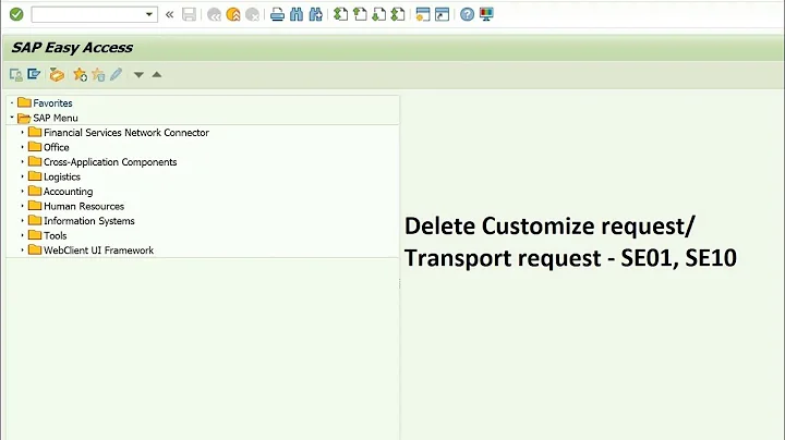 How to delete transport request in SAP - DayDayNews