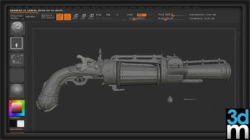 High Poly Weapon Texturing Pt.3 (3dm Promo)