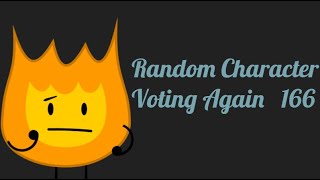 Random Character Voting Again 166