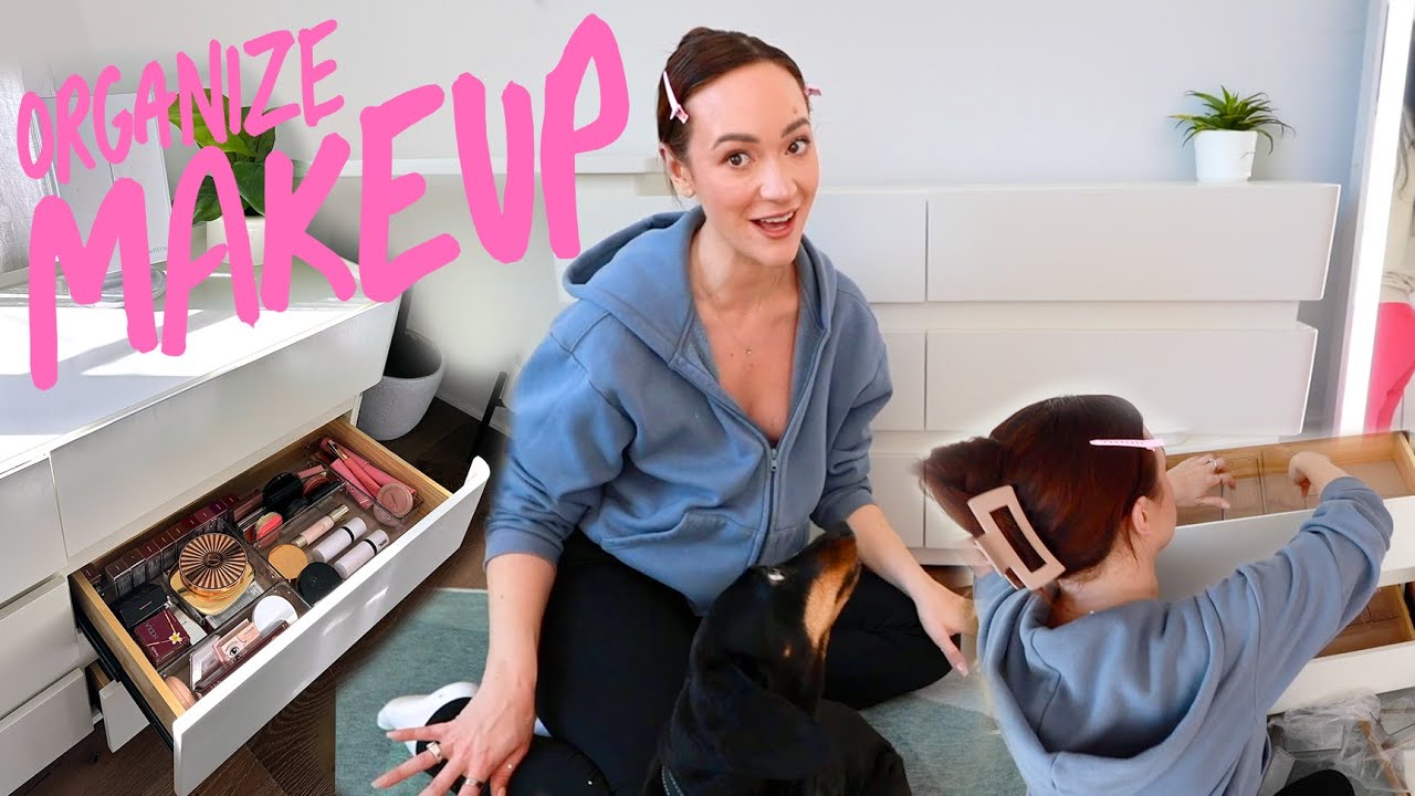 Организация моей коллекции косметики + новый туалетный столик!!!!