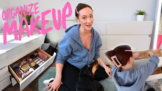 Organizing My Makeup Collection + New Vanity Desk!!!!