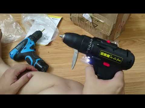 Mổ sẻ khoan pin cầm tay giá hơn 100k trên sendo