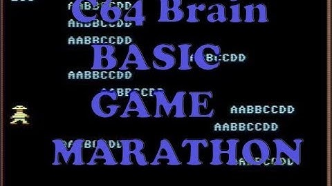 Commodore 64 Basic Marathon Game Part 6