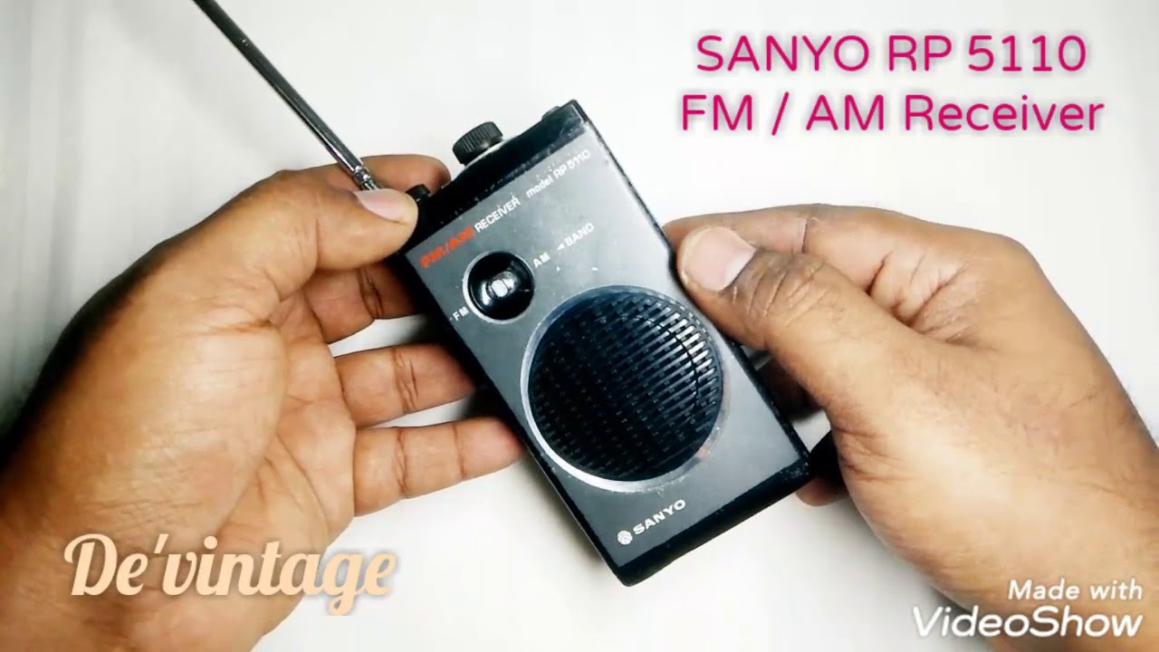SANYO　トランジスタラジオ　RP-5110（PULSAR） Vintage #SANYO RP 5110 #FM/AM Receiver. #fmradio #transistor