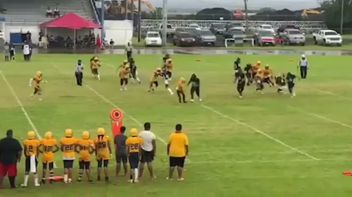 Oscar Anoai ayf rams football highlights 2021-2022