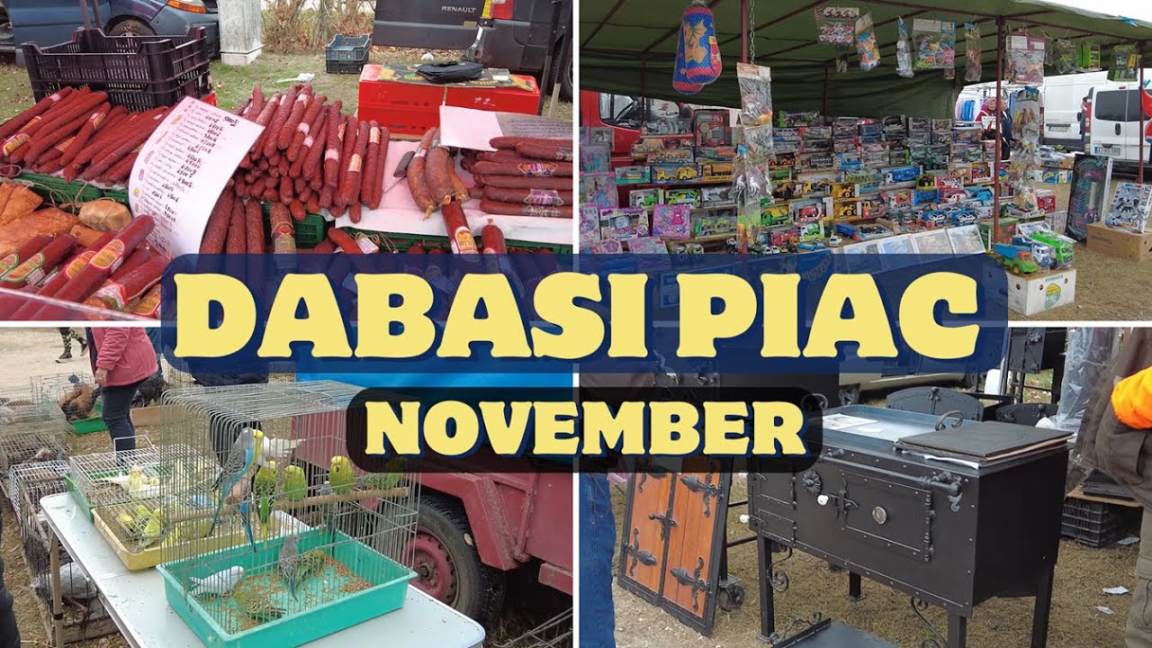 Dabasi Állat- és Kirakodóvásár - November 2025 - Hungary [4k Ultra HD 60fps]