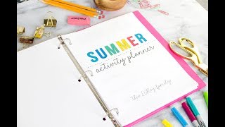 Printable Summer Planner - How to Plan a Purposeful Summer!