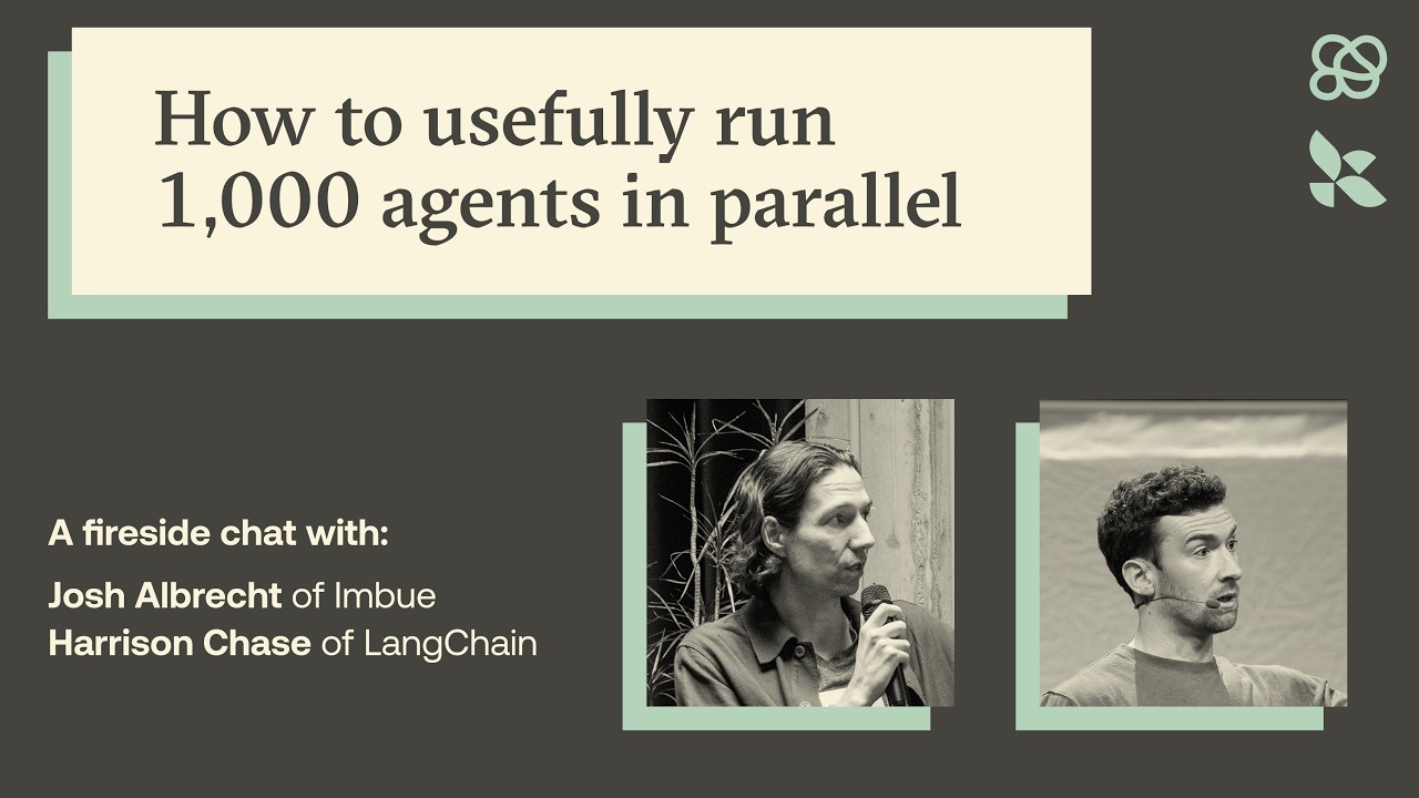 How to usefully run 1,000 agents in parallel