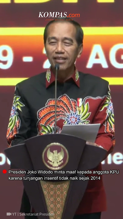 Jokowi Minta Maaf ke KPU, Kenapa? #Shorts