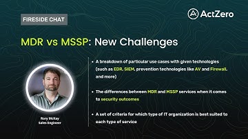 MDR vs MSSP: New Challenges