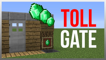Minecraft 1.12: Redstone Tutorial - Toll Gate v2!