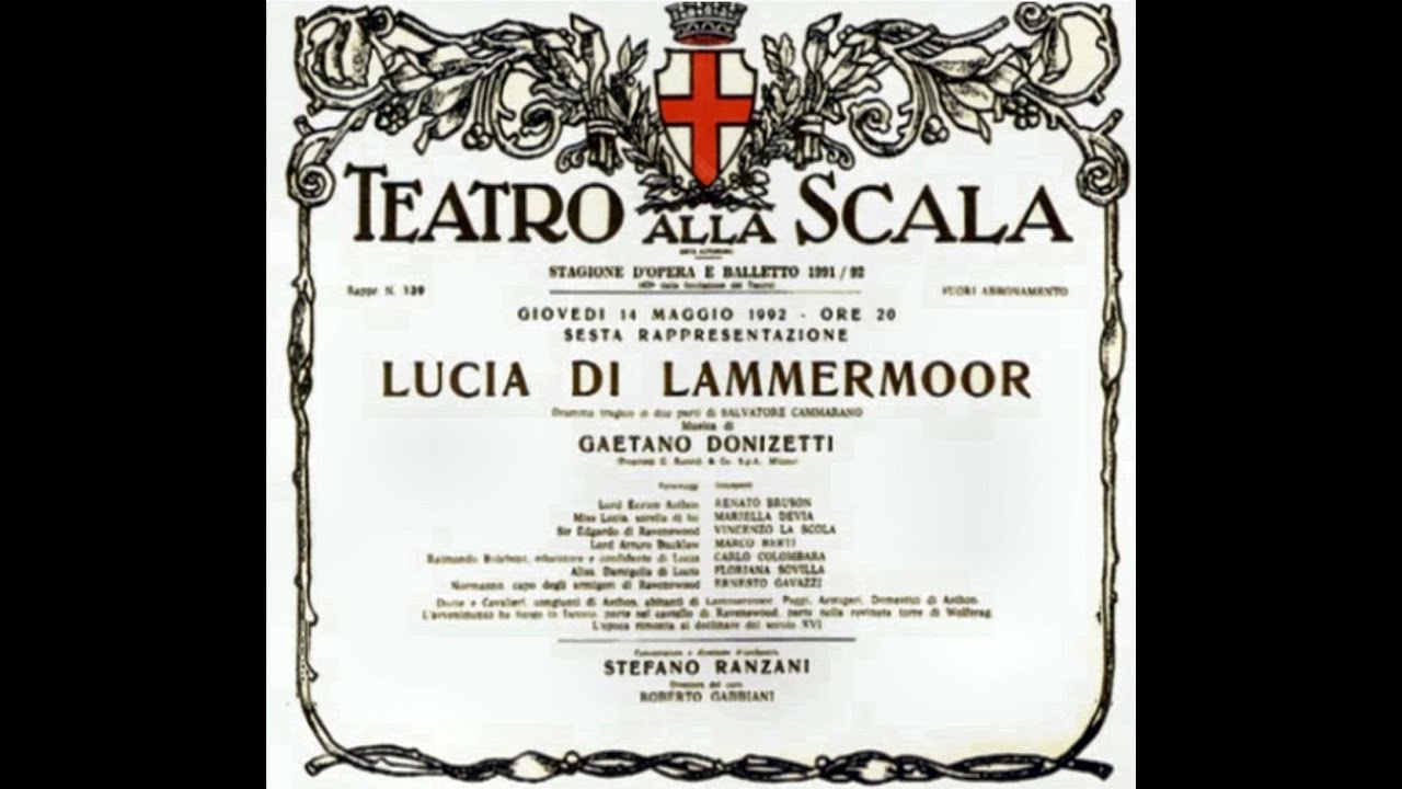 Lucia di Lammermoor - Scala 1992 - Dutch subs.