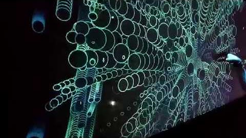 Installation Interactive Festival Beauregard Kinect + Processing + Air