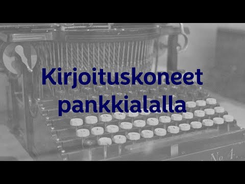 Video: Kirjoituskoneen Valitseminen Ohjauspaneelista