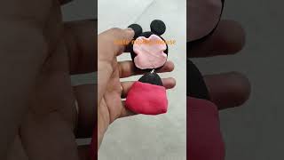 DIY#cute mickey mouse with clay #youtubeshorts