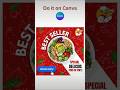 food poster design on canva #zunigraphix #canvahacks #mrbeast #design