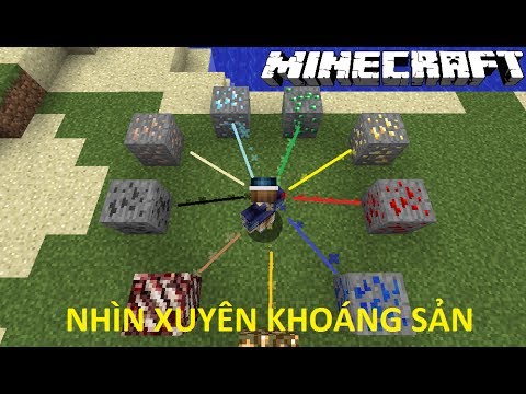 NHÌN XUYÊN THẤU KHOÁNG SẢN TRONG MINECRAFT !! CỰC ĐÃ - YouTube