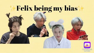 Felix being my bias (stray kids) best moments