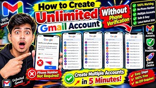 How to Create Unlimited Gmail Accounts Without a Phone Number | Multiple Gmail Accounts 2026