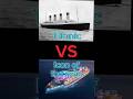 Titanic vs Icon of the seas
