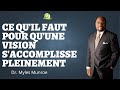 La cl majeure pour le succs dune vision  dr myles munroe