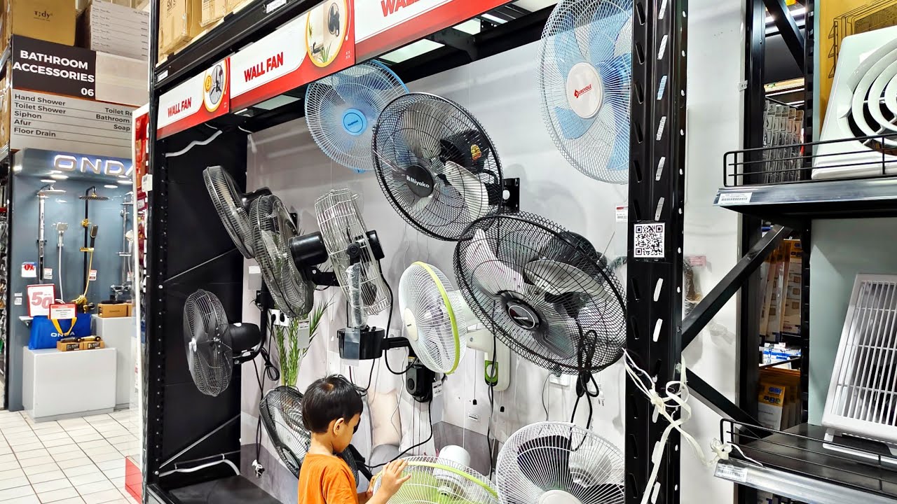 Grebek Koleksi Kipas Angin di Toko Bangunan‼️Ada Kipas Angin Tanpa Baling-Baling⁉️