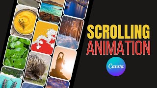 How to Make Scrolling Photos Animation In Canva